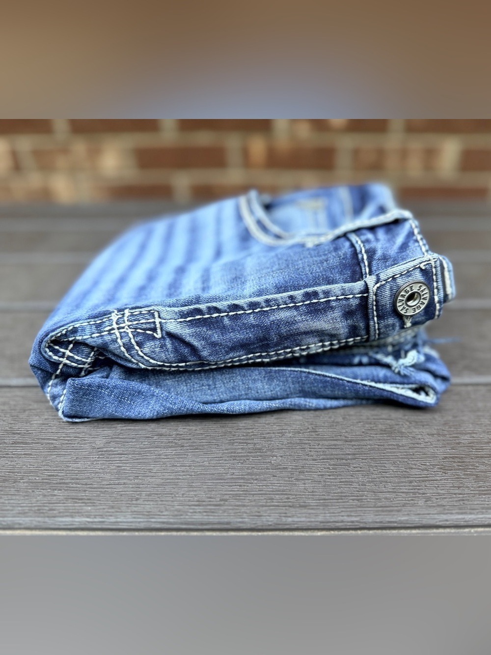 Salvage Supply Company Havoc Straight Slim Jeans 32x32 - Picture 6 of 12